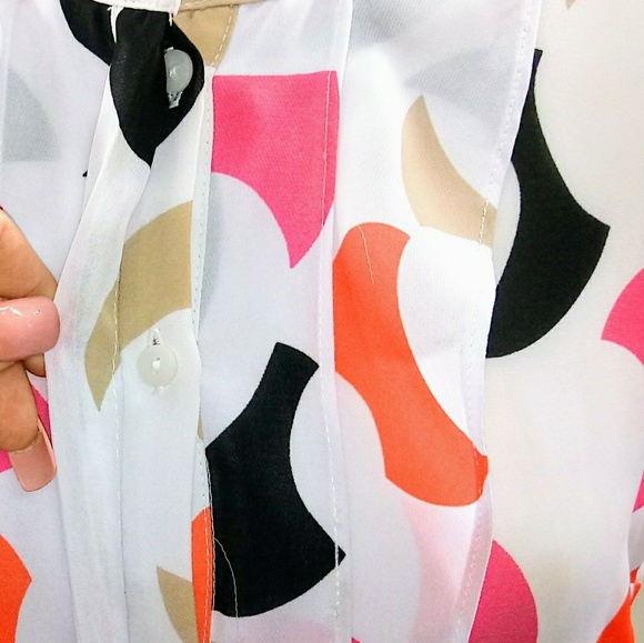 Worthington Button Down Blouse - Picture 5 of 6